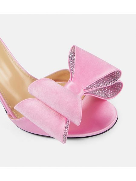 Satin sandale Mach & Mach pink