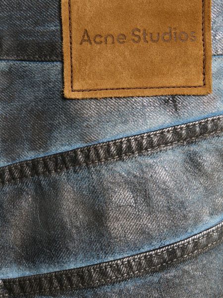 Jeans di cotone Acne Studios argento