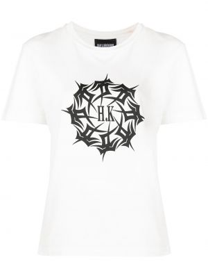 Camiseta con estampado Han Kjøbenhavn blanco