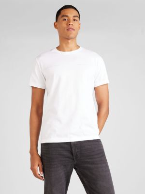Πουκάμισο τζιν Calvin Klein Jeans λευκό
