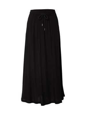 Μίντι φούστα από βισκόζη Urban Classics μαύρο