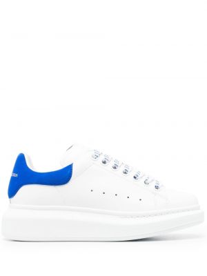 Overdimensjonert lær sneakers Alexander Mcqueen hvit