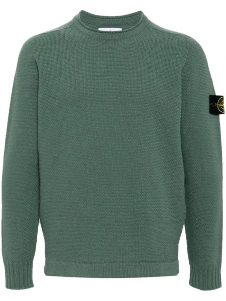 Striktrøje Stone Island grøn