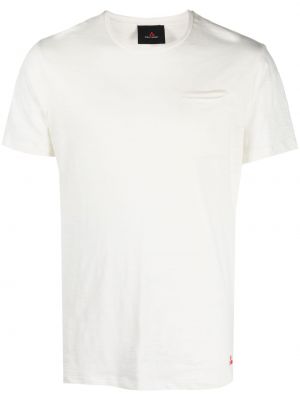 T-shirt med broderi Peuterey vit