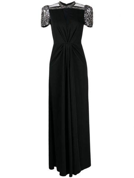 Kristály estélyi ruha Jenny Packham fekete