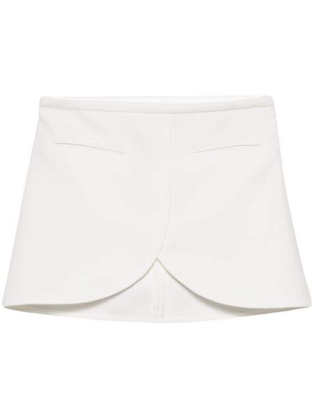 Jupe asymétrique Courrèges blanc