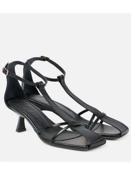 Sandali di pelle Souliers Martinez nero