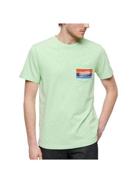 Tričko s krátkými rukávy Superdry zelené