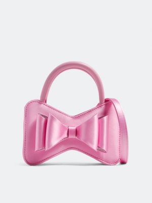 Атласная сумка Mach & Mach розовая