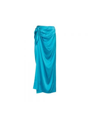 Długa spódnica Balenciaga niebieska
