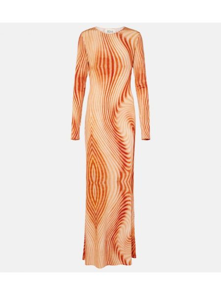 Μάξι φόρεμα από ζέρσεϋ Tove πορτοκαλί