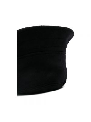Gorra con bordado de lana Isabel Marant negro