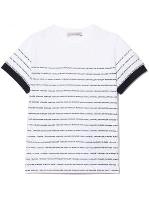 T-shirt för tjejer Moncler Enfant vit