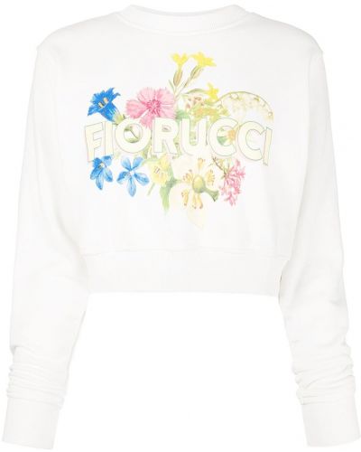 Floral sweatshirt Fiorucci hvit