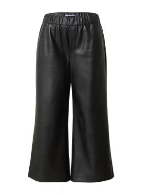 Широки панталони тип „марлен“ Qs By S.oliver черно