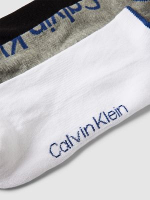 Skarpety z nadrukiem w kolorze melanż Calvin Klein