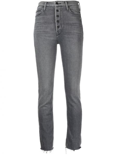 Klasické bavlněné skinny džíny s vysokým pasem Mother