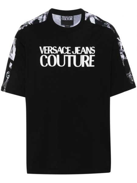 Pamučna majica s printom Versace Jeans Couture