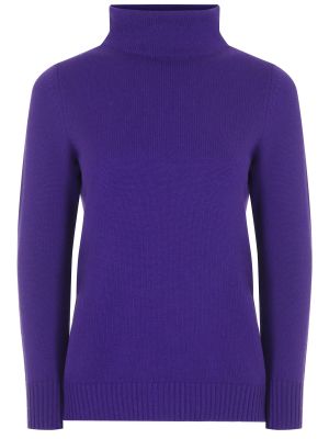 Шерстяной свитер Gran Sasso фиолетовый