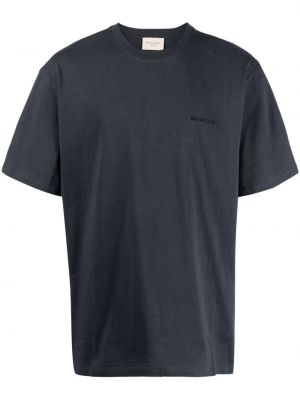 T-shirt en coton à imprimé Buscemi bleu
