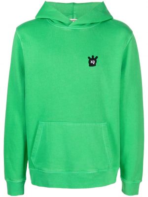 Medvilninis džemperis su gobtuvu Zadig&voltaire žalia