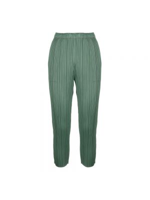 Spodnie skinny Issey Miyake - Zielony
