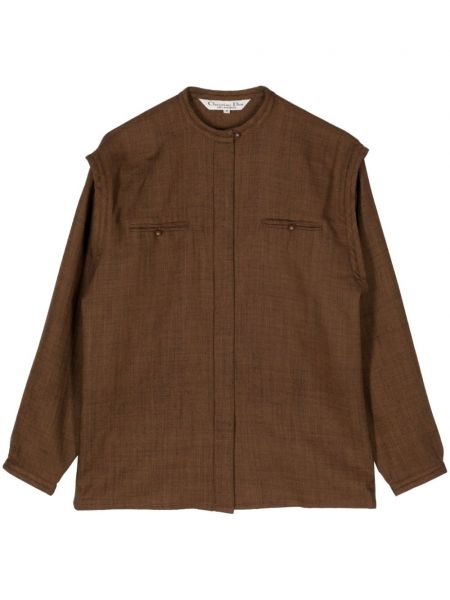 Medvilninė marškiniai Christian Dior Pre-owned ruda
