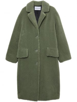 Fleece παλτό Stand Studio πράσινο