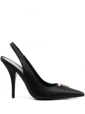 Slingback stropper pumper Tom Ford svart