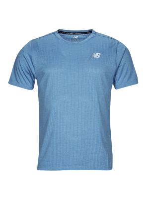 Beh tričko s krátkymi rukávmi New Balance modrá
