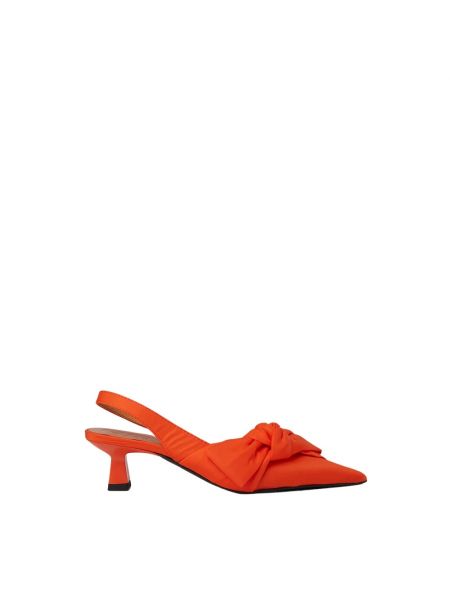 Chaussures de ville à talons Ganni orange