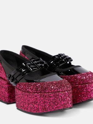 Pantofi cu toc cu platformă Noir Kei Ninomiya negru