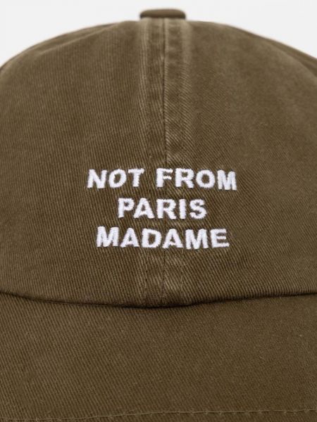 Βαμβακερό καπέλο Drôle De Monsieur πράσινο