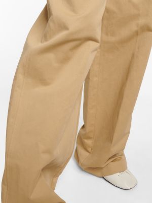 Voľné nohavice s vysokým pásom Lemaire béžová