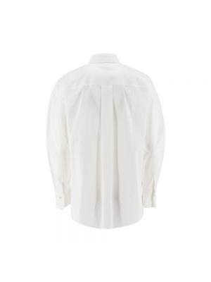 Blusa con bordado Brunello Cucinelli blanco