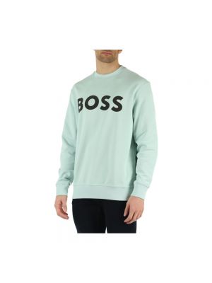 Sportliche sweatshirt Boss grün