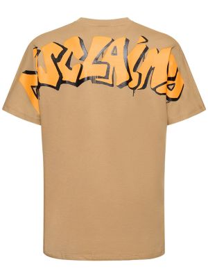 Camiseta de algodón Disclaimer naranja