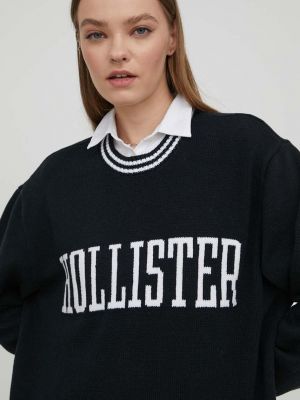 Sweter Hollister Co. czarny