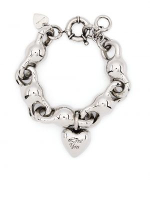 Bracelet de motif coeur Acne Studios argenté