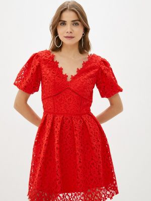 Платье Chi Chi London, красное