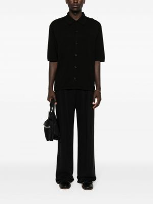 Bavlněná košile Lemaire černá