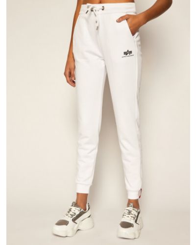 Alpha Industries Melegítő alsó Basic 128056 Fehér Regular Fit