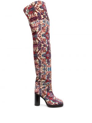 Žakardinis auliniai batai Isabel Marant raudona