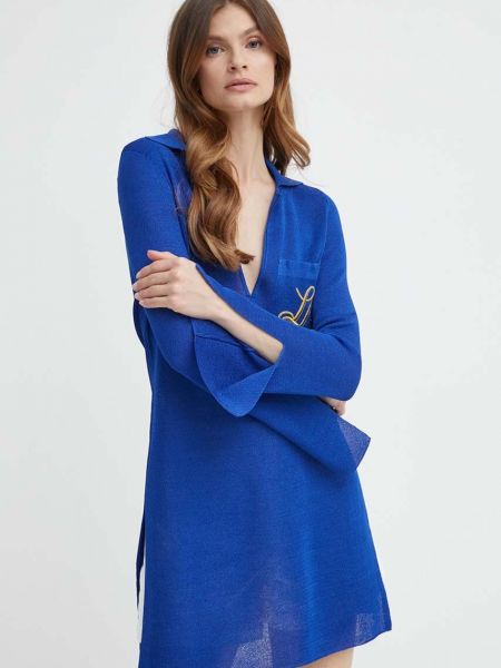 Mini haljina Luisa Spagnoli plava