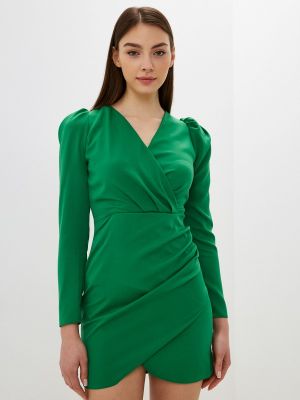 Платье на запах Imocean зеленое