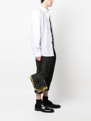 Clutch somiņa ar apdruku Versace Jeans Couture melns