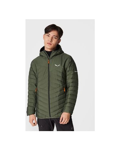 Geacă cu puf Salewa - verde