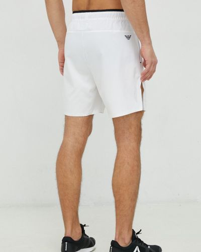 Pantaloni Ea7 Emporio Armani alb