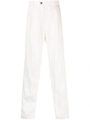 Pantalon droit Giorgio Armani blanc