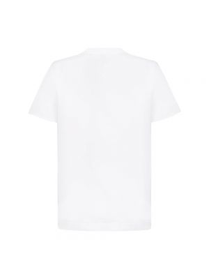 Camiseta de algodón Zanone blanco